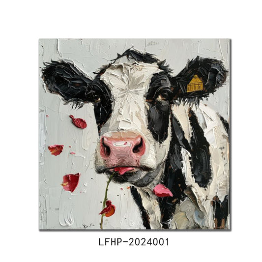 Cow Oil Painting Canvas Printing Art